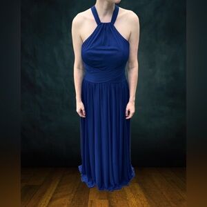 Navy blue formal dress from David’s Bridal